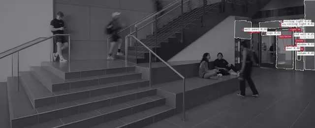 Objects and relations preview, staircase